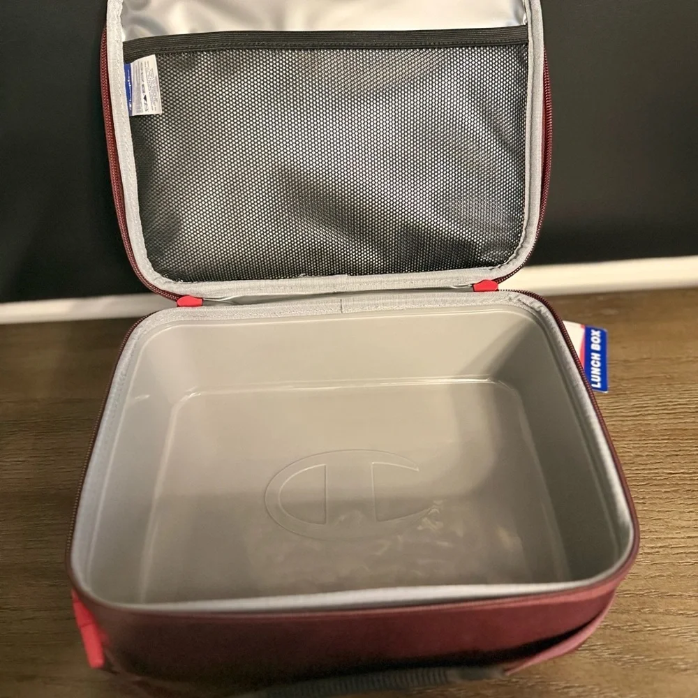 Champion Burgundy and Red Lunch Bag